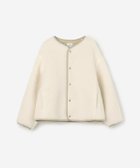 【ビショップ/Bshop】のボアフリース ノーカラーブルゾン WOMEN 人気、トレンドファッション・服の通販 founy(ファニー) ファッション Fashion レディースファッション Fashion for Women アウター Coat / Outerwear Collection ブルゾンジャケット・スポーティアウター Blouson Jackets スリット Slit, Slit Detail パイピング Piping, Trim Design ブルゾン Blouson, Bomber Jacket ポケット Pocket, Pocket Detail 軽量 Lightweight, Ultra Light thumbnail OFFWHITE|ID: prp329100004798416 ipo3291000000034904381