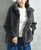 【インタープラネット/INTERPLANET】のエコファー*ムートンフードジャケット 人気、トレンドファッション・服の通販 founy(ファニー) ファッション Fashion レディースファッション Fashion for Women アウター Coat / Outerwear Collection レディースジャケット・軽アウター Jackets カットソー Cut and Sewn Top 今季 This Season, Current Season シンプル Simple, Minimal ジャケット Jacket, Outerwear フロント Front, Front Design ベーシック Basic, Essential ポケット Pocket, Pocket Detail ムートン Shearling, Mouton リラックス Relax, Relaxed Fit ロング Long, Long-Length ワイド Wide, Wide Fit thumbnail チャコールグレー|ID: prp329100004798437 ipo3291000000034894167