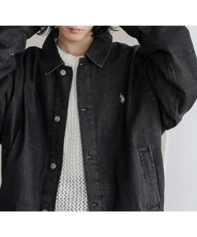 【ザ カジュアル/THE CASUAL】のU.S. POLO ASSN.別注 ビッグシルエットショートブルゾン デニム/PUレザー 人気、トレンドファッション・服の通販 founy(ファニー) ファッション Fashion レディースファッション Fashion for Women アウター Coat / Outerwear Collection ブルゾンジャケット・スポーティアウター Blouson Jackets アメリカン American Style 春 Spring 秋 Autumn カーゴパンツ Cargo Pants, Utility Pants クラシック Classic, Timeless Style ショルダー Shoulder, Shoulder Strap ショート Short, Short Length シンプル Simple, Minimal スポーツ Sports, Activewear スラックス Slacks, Dress Pants デニム Denim, Jeans Material トレンド Trend, Trending Now ドロップ Drop Shoulder, Dropped Style 人気 Popular, Best Seller パーカー Hoodie, Parka ビッグ Big, Oversized ブルゾン Blouson, Bomber Jacket ボトム Bottoms, Lower Wear 別注 Limited Edition, Custom Order リアル Real, Realistic ワイド Wide, Wide Fit ワンポイント One Point, Statement Accent 再入荷 Restock / Back in Stock |ID:prp329100004798445