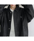 【ザ カジュアル/THE CASUAL】のU.S. POLO ASSN.別注 ビッグシルエットショートブルゾン デニム/PUレザー ブラック|ID: prp329100004798445 ipo3291000000035078969