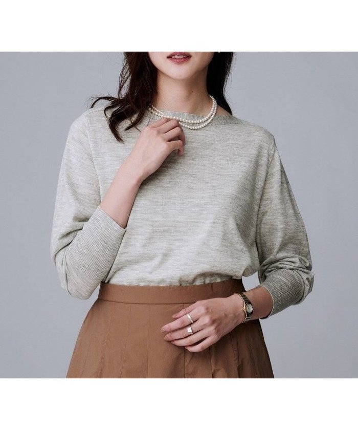 【アンタイトル/UNTITLED】の【アンサンブル可/薄手/オフィス】シルクウールカシミヤ ドルマンスリーブニット インテリア・キッズ・メンズ・レディースファッション・服の通販 founy(ファニー) https://founy.com/ ファッション Fashion レディースファッション Fashion for Women トップス・カットソー Cut & Sew Tops ニット Knit Tops & Sweaters アンサンブルニット Knit Ensembles & Twin Sets アンサンブル Ensemble Set クール Cool, Chic コンパクト Compact, Small Size シルク Silk, 100% Silk スマート Smart, Elegant スリット Slit, Slit Detail デコルテ Décolleté, Neckline フェミニン Feminine, Girly フレア Flare, Flared プリーツ Pleats, Pleated 羽織 Haori, Light Jacket ミックス Mix, Mixed Style ワイド Wide, Wide Fit エレガント 上品 Elegant |ID: prp329100004798449 ipo3291000000034815803