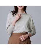 【アンタイトル/UNTITLED】の【アンサンブル可/薄手/オフィス】シルクウールカシミヤ ドルマンスリーブニット ライトグレー|ID: prp329100004798449 ipo3291000000034815805