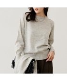 【アンタイトル/UNTITLED】の【アンサンブル可/洗える】シルクウールカシミヤ ドルマンスリーブニット ライトグレー|ID: prp329100004798449 ipo3291000000035089869