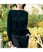 【アンタイトル/UNTITLED】の【アンサンブル可/洗える】シルクウールカシミヤ ドルマンスリーブニット ブラック|ID: prp329100004798449 ipo3291000000035143147