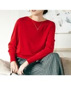 【アンタイトル/UNTITLED】の【アンサンブル可/洗える】シルクウールカシミヤ ドルマンスリーブニット レッド|ID: prp329100004798449 ipo3291000000035143152