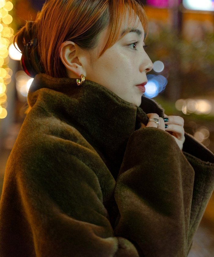 【フリークスストア/FREAK'S STORE】のファーボア スタンドコート/ファーコート 25AW インテリア・キッズ・メンズ・レディースファッション・服の通販 founy(ファニー) 　ファッション　Fashion　レディースファッション　Fashion for Women　アウター　Coat / Outerwear Collection　コート・ロングコート・ピーコート　Long Coats, Peacoats & More　2025年　2025　2025-2026秋冬・A/W　Autumn/Winter 2025–26 AW25–26　冬　Winter / This Winter　エレガント 上品　Elegant　スタンド　Stand Collar, Upright Stand　トレンド　Trend, Trending Now　リラックス　Relax, Relaxed Fit　A/W・秋冬　Autumn/Winter　ブラウン|ID: prp329100004798451 ipo3291000000035132670