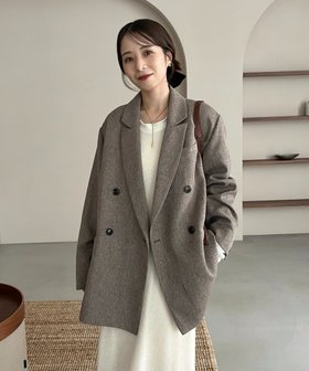 【カプリシューレマージュ/CAPRICIEUX LEMAGE】の【CAPRICIEUX LE MAGE×nanacoコラボ】ツイードジャケット 人気、トレンドファッション・服の通販 founy(ファニー) ファッション Fashion レディースファッション Fashion for Women アウター Coat / Outerwear Collection レディースジャケット・軽アウター Jackets コラボ Collaboration, Collab コーデュロイ Corduroy, Cord Fabric ジャケット Jacket, Outerwear ツイード Twill, Twill Weave デニム Denim, Jeans Material バイアス Bias, Diagonal Cut ボトム Bottoms, Lower Wear エレガント 上品 Elegant 台形 A-Line, Trapezoid Shape 秋 Autumn |ID:prp329100004798453