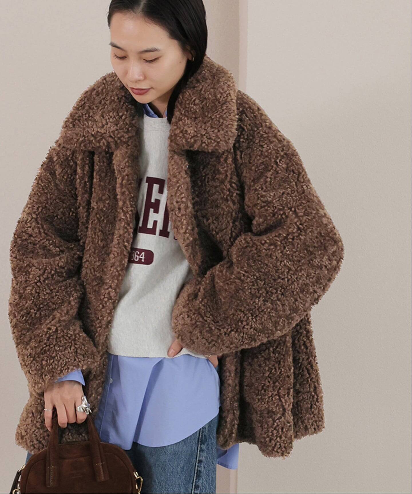 【ジャーナルスタンダード/JOURNAL STANDARD】のSheep Like Fur ブルゾン インテリア・キッズ・メンズ・レディースファッション・服の通販 founy(ファニー) ファッション Fashion レディースファッション Fashion for Women アウター Coat / Outerwear Collection ブルゾンジャケット・スポーティアウター Blouson Jackets ブルゾン Blouson, Bomber Jacket エレガント 上品 Elegant 防寒 Cold Protection, Winter-Ready ブラウン|ID: prp329100004798454 ipo3291000000034815850