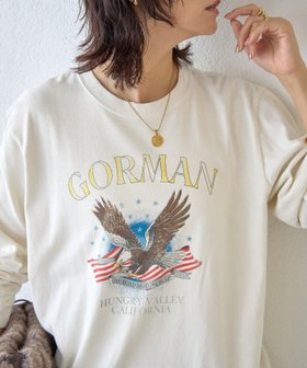 【リヴドロワ/RIVE DROITE】の【GOOD ROCK SPEED別注】EAGLEピグメントロンTee 人気、トレンドファッション・服の通販 founy(ファニー) ファッション Fashion レディースファッション Fashion for Women トップス・カットソー Cut & Sew Tops ロングTシャツ・Tシャツ Longline T-Shirts & Tees インナー Innerwear ヴィンテージ Vintage Style グラフィック Graphic, Graphic Design ダメージ Distressed, Destroyed プリント Print, Printed Pattern ベーシック Basic, Essential 別注 Limited Edition, Custom Order 再入荷 Restock / Back in Stock おすすめ Recommended / Our Picks |ID:prp329100004798481