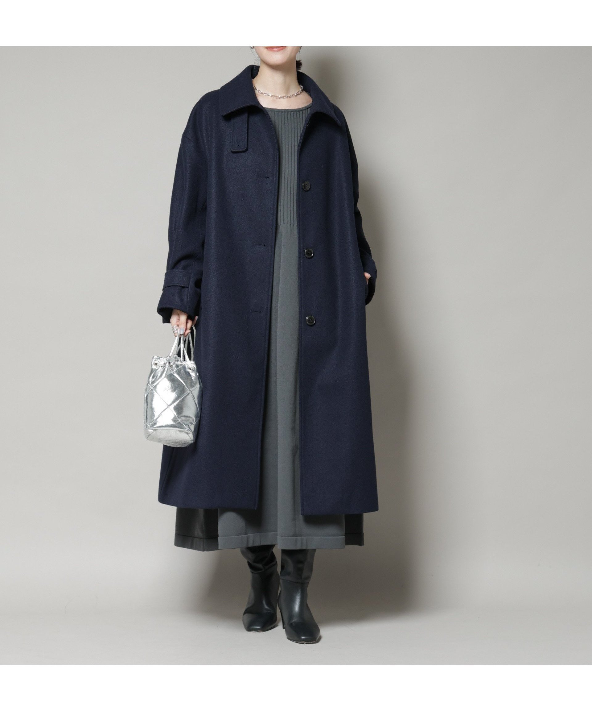 【ナノ ユニバース/nano universe】のメルトンジャージーステンカラーコート インテリア・キッズ・メンズ・レディースファッション・服の通販 founy(ファニー) ファッション Fashion レディースファッション Fashion for Women アウター Coat / Outerwear Collection コート・ロングコート・ピーコート Long Coats, Peacoats & More インナー Innerwear ジャケット Jacket, Outerwear スウェット / スエット Sweatshirt, Sweatwear ハイネック High Neck, Mock Neck パーカー Hoodie, Parka メルトン Melton, Heavy Wool ロング Long, Long-Length ワイド Wide, Wide Fit A/W・秋冬 Autumn/Winter 冬 Winter / This Winter アウトレット Outlet / Clearance おすすめ Recommended / Our Picks エレガント 上品 Elegant ビジネス 仕事 通勤 Business / Work / Commuting 2025年 2025 2025-2026秋冬・A/W Autumn/Winter 2025–26 AW25–26 D.ネイビー1|ID: prp329100004798507 ipo3291000000034816176