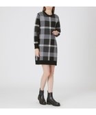 【ブルーレーベル クレストブリッジ/BLUE LABEL CRESTBRIDGE】のクレストブリッジチェックウーリージャカードドレス 人気、トレンドファッション・服の通販 founy(ファニー) ファッション Fashion レディースファッション Fashion for Women ワンピース Dresses フォーマル・パーティードレス・結婚式用ドレス Elegant & Casual Dresses おすすめ Recommended / Our Picks ジャカード／ジャガード Jacquard, Woven Pattern ドレス Dress, One-Piece thumbnail ブラック|ID: prp329100004798792 ipo3291000000035002021