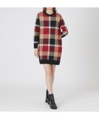 【ブルーレーベル クレストブリッジ/BLUE LABEL CRESTBRIDGE】のクレストブリッジチェックウーリージャカードドレス 人気、トレンドファッション・服の通販 founy(ファニー) ファッション Fashion レディースファッション Fashion for Women ワンピース Dresses フォーマル・パーティードレス・結婚式用ドレス Elegant & Casual Dresses おすすめ Recommended / Our Picks ジャカード／ジャガード Jacquard, Woven Pattern ドレス Dress, One-Piece thumbnail レッド|ID: prp329100004798792 ipo3291000000035002022