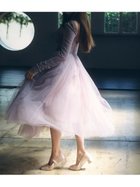 【スナイデル/SNIDEL】の【Chacott】ベロア×チュールワンピース LAV[071]|ID:prp329100004798814