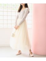 【スナイデル/SNIDEL】の【Chacott】ベロア×チュールワンピース 人気、トレンドファッション・服の通販 founy(ファニー) ファッション Fashion レディースファッション Fashion for Women ワンピース Dresses インナー Innerwear ウェーブ Wavy Pattern キャミソール Camisole, Spaghetti Strap Top ギャザー Gathered, Ruffled コルセット Corset, Bustier シアー Sheer, See-Through シルバー Silver, Metallic Silver ストレート Straight, Straight Cut スマート Smart, Elegant チュール Tulip, Tulip Motif ドッキング Docking, Mixed Material ドレス Dress, One-Piece バレエ Ballet, Ballet Style フィット Fit, Slim Fit フェミニン Feminine, Girly ベロア Velour, Soft Velvet ラベンダー Lavender レース Lace, Lace Fabric ロング Long, Long-Length おすすめ Recommended / Our Picks |ID:prp329100004798814