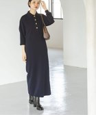 【ノーブル / スピック&スパン/NOBLE / Spick & Span】の《追加》ポロシャツニットワンピース ネイビー|ID: prp329100004798817 ipo3291000000035162227