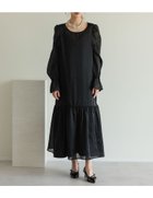 【リエディ/Re:EDIT】のフロッキーオーガンジーロングワンピース 人気、トレンドファッション・服の通販 founy(ファニー) ファッション Fashion レディースファッション Fashion for Women ワンピース Dresses エレガント 上品 Elegant オーガンジー Organza Fabric コンパクト Compact, Small Size シアー Sheer, See-Through スリーブ Sleeve, Long Sleeve / Short Sleeve ティアードワンピース Tiered Dress, Flared Dress ドット Polka Dot, Dot Pattern バランス Balance, Style Balance フェミニン Feminine, Girly リボン Ribbon, Bow 結婚式 Wedding thumbnail ドット|ID: prp329100004798823 ipo3291000000034818256