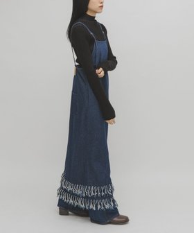 【ケービーエフ/KBF / URBAN RESEARCH】のフリンジデニムキャミワンピース 人気、トレンドファッション・服の通販 founy(ファニー) ファッション Fashion レディースファッション Fashion for Women ワンピース Dresses キャミソールワンピース Camisole Dresses 2025年 2025 2025-2026秋冬・A/W Autumn/Winter 2025–26 AW25–26 冬 Winter / This Winter インナー Innerwear キャミワンピース Cami Dress, Slip Dress フリンジ Fringe, Tassel ロング Long, Long-Length A/W・秋冬 Autumn/Winter |ID:prp329100004798830