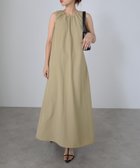 【アンドミー/andme】のバックオープン ノースリーブ ロング ワンピース 人気、トレンドファッション・服の通販 founy(ファニー) ファッション Fashion レディースファッション Fashion for Women ワンピース Dresses おすすめ Recommended / Our Picks ギャザー Gathered, Ruffled クラッシュ Distressed, Crashed Style ノースリーブ Sleeveless, No-Sleeve リゾート Resort, Vacation Style リラックス Relax, Relaxed Fit ロング Long, Long-Length thumbnail ベージュ|ID: prp329100004798839 ipo3291000000034818344
