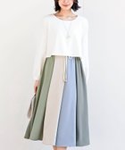 【アールピーエス/rps】のカラフルパッチワークドッキングワンピース 人気、トレンドファッション・服の通販 founy(ファニー) ファッション Fashion レディースファッション Fashion for Women ワンピース Dresses カラフル Colorful Design ジョーゼット Georgette, Semi-Sheer Fabric ストレッチ Stretch, Stretchy Fabric ドッキング Docking, Mixed Material パッチワーク Patchwork, Mixed Fabric リボン Ribbon, Bow 再入荷 Restock / Back in Stock 無地 Plain, Solid Color thumbnail オフホワイト|ID: prp329100004798842 ipo3291000000034818370