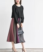 【アールピーエス/rps】のカラフルパッチワークドッキングワンピース 人気、トレンドファッション・服の通販 founy(ファニー) ファッション Fashion レディースファッション Fashion for Women ワンピース Dresses カラフル Colorful Design ジョーゼット Georgette, Semi-Sheer Fabric ストレッチ Stretch, Stretchy Fabric ドッキング Docking, Mixed Material パッチワーク Patchwork, Mixed Fabric リボン Ribbon, Bow 再入荷 Restock / Back in Stock 無地 Plain, Solid Color thumbnail パープル|ID: prp329100004798842 ipo3291000000034818385