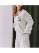 【スナイデル ホーム/SNIDEL HOME】のケーブルニットセットアップ 人気、トレンドファッション・服の通販 founy(ファニー) ファッション Fashion レディースファッション Fashion for Women トップス・カットソー Cut & Sew Tops ニット Knit Tops & Sweaters ストレート Straight, Straight Cut スマート Smart, Elegant セットアップ Set-Up, Coordinated Outfit ドット Polka Dot, Dot Pattern リラックス Relax, Relaxed Fit ロング Long, Long-Length おすすめ Recommended / Our Picks ギフト プレゼント Gift / Present thumbnail WHT[001]|ID: prp329100004798843 ipo3291000000034818375