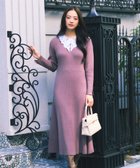 【プロポーション ボディドレッシング/PROPORTION BODY DRESSING】のレース襟付きニットワンピース 人気、トレンドファッション・服の通販 founy(ファニー) ファッション Fashion レディースファッション Fashion for Women ワンピース Dresses ニットワンピース Knit Dresses ウォーム Warm Fabric スリット Slit, Slit Detail トレンド Trend, Trending Now フィット Fit, Slim Fit フレア Flare, Flared レース Lace, Lace Fabric thumbnail モカ1|ID: prp329100004798852 ipo3291000000034818447