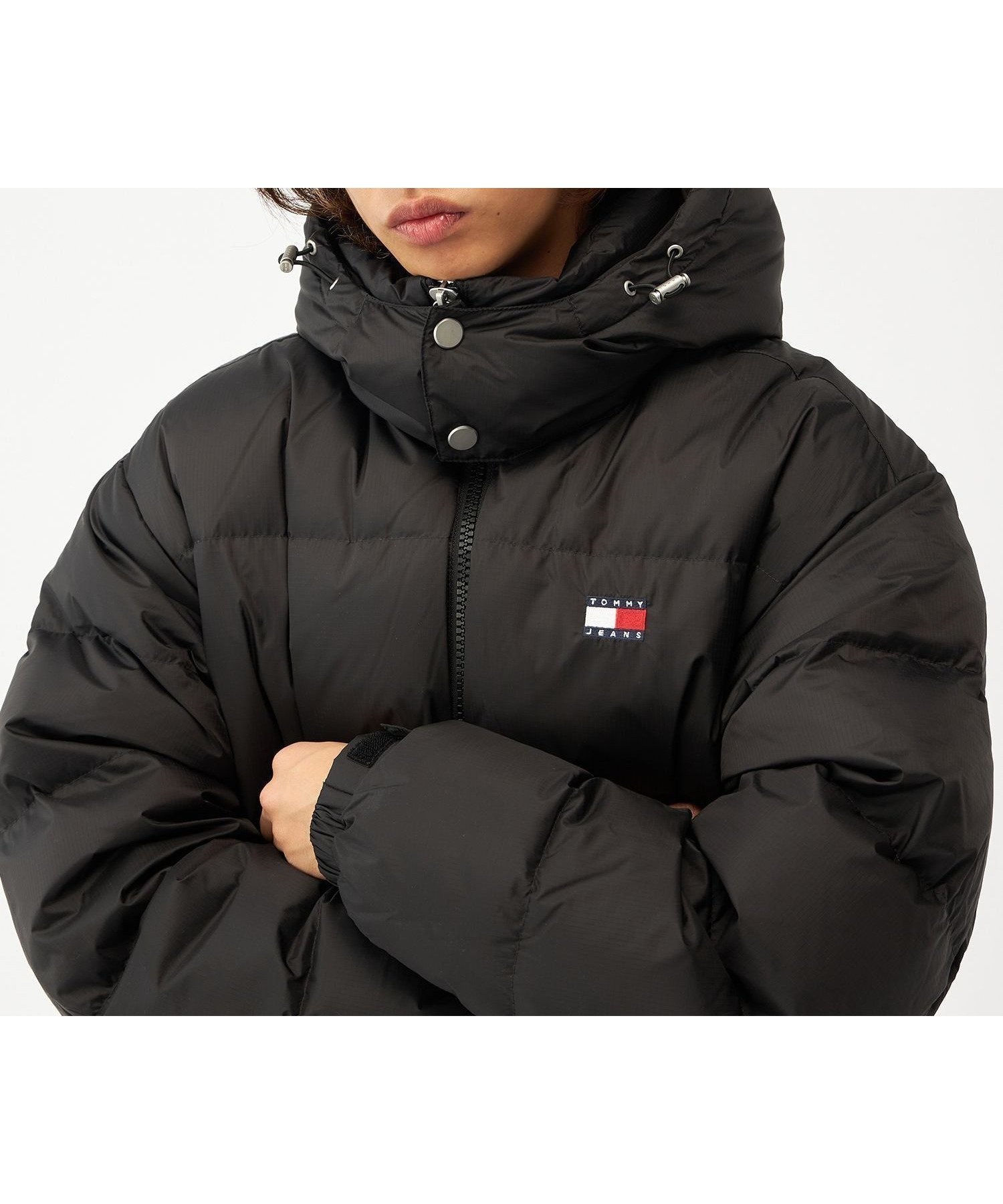 【トミーヒルフィガー/TOMMY HILFIGER / MEN】のダウンブルゾン インテリア・キッズ・メンズ・レディースファッション・服の通販 founy(ファニー) 　ファッション　Fashion　メンズファッション　Fashion for Men　アメリカン　American Style　クラシック　Classic, Timeless Style　ゴルフ　Golf　ジップ　Zip, Zipper　ダウン　Down, Puffer　デニム　Denim, Jeans Material　フロント　Front, Front Design　ブルゾン　Blouson, Bomber Jacket　モダン　Modern, Contemporary　人気　Popular, Best Seller　ブラックBDS|ID: prp329100004798860 ipo3291000000035006664