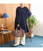 【フリークスストア/FREAK'S STORE】のビッグシルエット ロング スリーブ Tシャツ ミニ ワンピース【限定展開】 25AW ネイビー|ID: prp329100004798881 ipo3291000000035160945