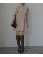 【アニュアンス/anuans】のカットジョーゼットミニワンピース 人気、トレンドファッション・服の通販 founy(ファニー) ファッション Fashion レディースファッション Fashion for Women ワンピース Dresses おすすめ Recommended / Our Picks クラシカル Classical, Vintage-Inspired ジョーゼット Georgette, Semi-Sheer Fabric ハイネック High Neck, Mock Neck thumbnail BEIGE|ID: prp329100004798889 ipo3291000000034930502