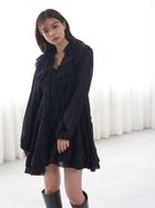 【スナイデル/SNIDEL】のコットンレースBOHOチュニック BLK[009]|ID:prp329100004798894