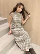 【リリーブラウン/Lily Brown】のアメスリチェックワンピース 人気、トレンドファッション・服の通販 founy(ファニー) ファッション Fashion レディースファッション Fashion for Women ワンピース Dresses アメリカン American Style コンパクト Compact, Small Size スマート Smart, Elegant スリーブ Sleeve, Long Sleeve / Short Sleeve トレンド Trend, Trending Now リボン Ribbon, Bow ロング Long, Long-Length thumbnail IVR[003]|ID: prp329100004798898 ipo3291000000034818660