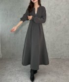 【ジュノア/JUNOAH】のキーネック裏起毛マーメイドワンピース 人気、トレンドファッション・服の通販 founy(ファニー) ファッション Fashion レディースファッション Fashion for Women ワンピース Dresses マーメイド Mermaid, Fishtail Silhouette thumbnail チャコール|ID: prp329100004798913 ipo3291000000034906719