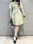 【リリーブラウン/Lily Brown】のボウタイリボンニットワンピース MNT[021]|ID: prp329100004798918 ipo3291000000034818772