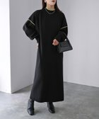 【リベリー/Riberry】の配色ニットロングワンピース 人気、トレンドファッション・服の通販 founy(ファニー) ファッション Fashion レディースファッション Fashion for Women ワンピース Dresses ショート Short, Short Length シンプル Simple, Minimal スニーカー Sneakers, Trainers スリーブ Sleeve, Long Sleeve / Short Sleeve ボトルネック Bottle Neck, Mock Neck 無地 Plain, Solid Color リゾート Resort, Vacation Style ロング Long, Long-Length 楽ちん Easy Fit, Comfortable A/W・秋冬 Autumn/Winter 再入荷 Restock / Back in Stock おすすめ Recommended / Our Picks 旅行 Travel エレガント 上品 Elegant thumbnail ブラック|ID: prp329100004798923 ipo3291000000034924143