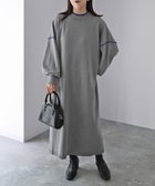 【リベリー/Riberry】の配色ニットロングワンピース 人気、トレンドファッション・服の通販 founy(ファニー) ファッション Fashion レディースファッション Fashion for Women ワンピース Dresses ショート Short, Short Length シンプル Simple, Minimal スニーカー Sneakers, Trainers スリーブ Sleeve, Long Sleeve / Short Sleeve ボトルネック Bottle Neck, Mock Neck 無地 Plain, Solid Color リゾート Resort, Vacation Style ロング Long, Long-Length 楽ちん Easy Fit, Comfortable A/W・秋冬 Autumn/Winter 再入荷 Restock / Back in Stock おすすめ Recommended / Our Picks 旅行 Travel エレガント 上品 Elegant thumbnail グレー|ID: prp329100004798923 ipo3291000000034924144