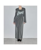 【ビーフラット/bflat】のピンストライプテーラードビスチェドレス 2点セット パーティードレス グレー|ID: prp329100004798932 ipo3291000000035028454