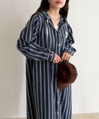 【フレディ&グロスター/FREDY&GLOSTER】の【GEVACO/ゲバコ】フーディーシャツワンピース 人気、トレンドファッション・服の通販 founy(ファニー) ファッション Fashion レディースファッション Fashion for Women ワンピース Dresses シャツワンピース / 1枚で着映えコーデ Shirt Dresses ポケット Pocket, Pocket Detail ワーク Workwear, Utility Style おすすめ Recommended / Our Picks 2025年 2025 2025-2026秋冬・A/W Autumn/Winter 2025–26 AW25–26 thumbnail ブルー系その他|ID: prp329100004798935 ipo3291000000035171981
