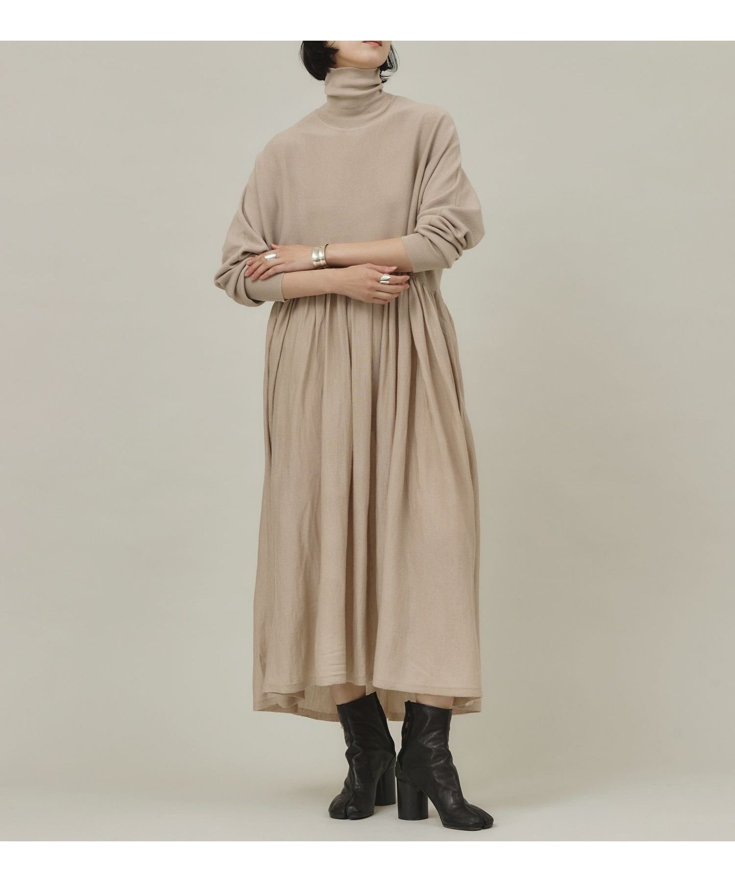 【カレンソロジー/Curensology】のウールハイネックギャザーワンピース インテリア・キッズ・メンズ・レディースファッション・服の通販 founy(ファニー) ファッション Fashion レディースファッション Fashion for Women ワンピース Dresses エレガント 上品 Elegant ギャザー Gathered, Ruffled ジャケット Jacket, Outerwear タイツ Tights, Legwear デニム Denim, Jeans Material 定番 Standard, Basic Item ハイネック High Neck, Mock Neck 冬 Winter / This Winter おすすめ Recommended / Our Picks 【NEW】ライトベージュ53|ID: prp329100004798938 ipo3291000000034818922