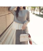 【プロポーション ボディドレッシング/PROPORTION BODY DRESSING】のウォッシャブル ランダムヘムペプラムニットSETUP 25AW 人気、トレンドファッション・服の通販 founy(ファニー) ファッション Fashion レディースファッション Fashion for Women トップス・カットソー Cut & Sew Tops ニット Knit Tops & Sweaters 2025年 2025 2025-2026秋冬・A/W Autumn/Winter 2025–26 AW25–26 イレギュラーヘム Irregular Hem ウォッシャブル Machine Washable ウォーム Warm Fabric スタイリッシュ Stylish, Fashionable セットアップ Set-Up, Coordinated Outfit ペプラム Peplum, Flared Hem thumbnail トップグレー×エクリュ1|ID: prp329100004798961 ipo3291000000034819051