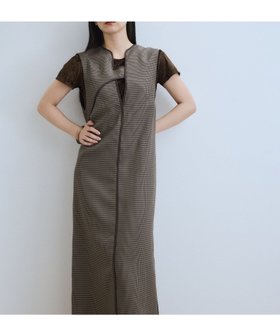 【アダム エ ロペ/ADAM ET ROPE'】の【WEB限定】2WAY MIXツイードジャンパースカート 人気、トレンドファッション・服の通販 founy(ファニー) ファッション Fashion レディースファッション Fashion for Women スカート Skirts インナー Innerwear 春 Spring 秋 Autumn キャミ Camisole, Cami Top シンプル Simple, Minimal チェック Check, Plaid, Tartan ツイード Twill, Twill Weave デニム Denim, Jeans Material ハウンドトゥース Houndstooth, Dogtooth Check バランス Balance, Style Balance パイピング Piping, Trim Design ポケット Pocket, Pocket Detail マニッシュ Mannish, Boyish ロング Long, Long-Length A/W・秋冬 Autumn/Winter おすすめ Recommended / Our Picks 2026年 2026 |ID:prp329100004798975