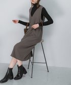 【アーバンリサーチ ロッソ/URBAN RESEARCH ROSSO】の『UR TECH』 ジャンパーワンピース MOCHA|ID: prp329100004798977 ipo3291000000035123491