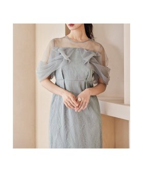 【ビーフラット/bflat】のトルネードペンシルドレス 刺繍レース チュール パーティードレス オケージョンドレス 人気、トレンドファッション・服の通販 founy(ファニー) ファッション Fashion レディースファッション Fashion for Women ワンピース Dresses フォーマル・パーティードレス・結婚式用ドレス Elegant & Casual Dresses シアー Sheer, See-Through チュール Tulip, Tulip Motif ドレス Dress, One-Piece ネックレス Necklace, Pendant Necklace バランス Balance, Style Balance ポケット Pocket, Pocket Detail リーフ Leaf, Botanical Leaf レース Lace, Lace Fabric おすすめ Recommended / Our Picks エレガント 上品 Elegant 結婚式 Wedding 披露宴 Wedding Reception 二次会 After Party |ID:prp329100004799000