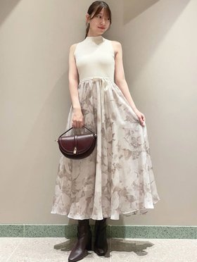 【スナイデル/SNIDEL】のノースリニットドッキングワンピース 人気、トレンドファッション・服の通販 founy(ファニー) ファッション Fashion レディースファッション Fashion for Women ワンピース Dresses カーディガン Cardigan, Knitwear クラシカル Classical, Vintage-Inspired シンプル Simple, Minimal スマート Smart, Elegant ドッキング Docking, Mixed Material リボン Ribbon, Bow おすすめ Recommended / Our Picks エレガント 上品 Elegant |ID:prp329100004799015