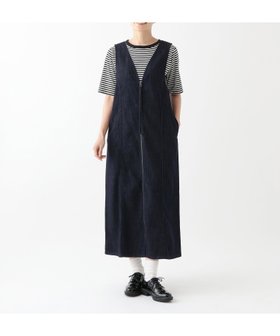 【アフタヌーンティー リビング/Afternoon Tea LIVING】のオーガビッツデニムフロントジップジャンパースカート 人気、トレンドファッション・服の通販 founy(ファニー) ファッション Fashion レディースファッション Fashion for Women スカート Skirts インナー Innerwear デニム Denim, Jeans Material おすすめ Recommended / Our Picks |ID:prp329100004799028