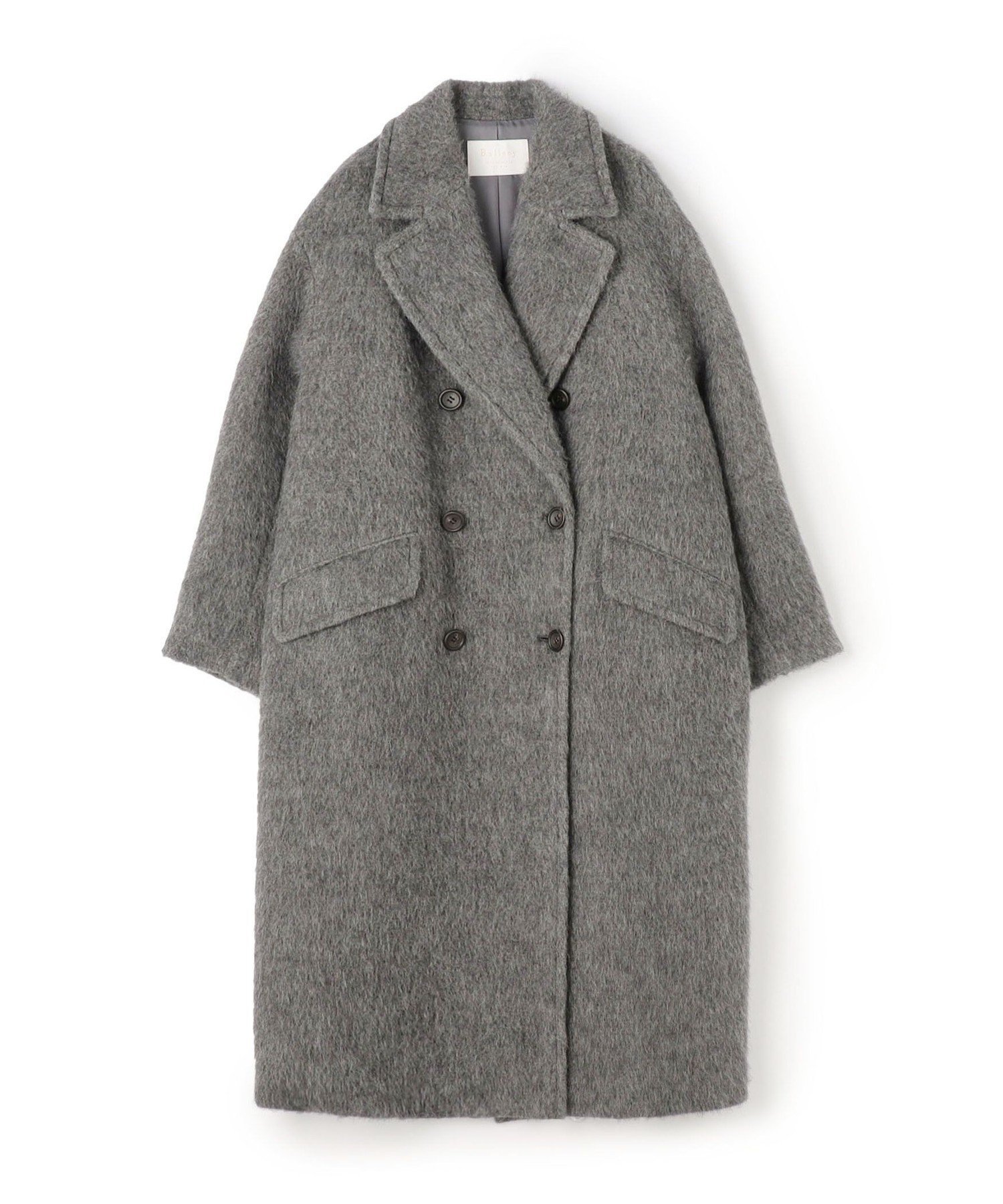 【トゥモローランド/TOMORROWLAND】のウールアルパカシャギー ダブルブレストコート インテリア・キッズ・メンズ・レディースファッション・服の通販 founy(ファニー) ファッション Fashion レディースファッション Fashion for Women アウター Coat / Outerwear Collection コート・ロングコート・ピーコート Long Coats, Peacoats & More メランジ Melange, Mixed Yarn ラグジュアリー Luxury, Elegant ループ Loop, Loop Knit おすすめ Recommended / Our Picks エレガント 上品 Elegant 17 グレー|ID: prp329100004799039 ipo3291000000034819454