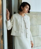 【トゥモローランド/TOMORROWLAND】のスラブコットンツイード Vクルーネックジャケット 人気、トレンドファッション・服の通販 founy(ファニー) ファッション Fashion レディースファッション Fashion for Women アウター Coat / Outerwear Collection レディースジャケット・軽アウター Jackets アクセサリー Fashion Accessories イタリア Italy エレガント 上品 Elegant クラシカル Classical, Vintage-Inspired コンパクト Compact, Small Size ジャカード／ジャガード Jacquard, Woven Pattern ジャケット Jacket, Outerwear ダウン Down, Puffer ツイード Twill, Twill Weave デニム Denim, Jeans Material パール Pearl, Pearl Accent フォルム Silhouette, Form ブレード Braid, Decorative Trim ポケット Pocket, Pocket Detail おすすめ Recommended / Our Picks セレモニー Ceremony 入学式 Entrance Ceremony thumbnail 11 ホワイト|ID: prp329100004799046 ipo3291000000034904514