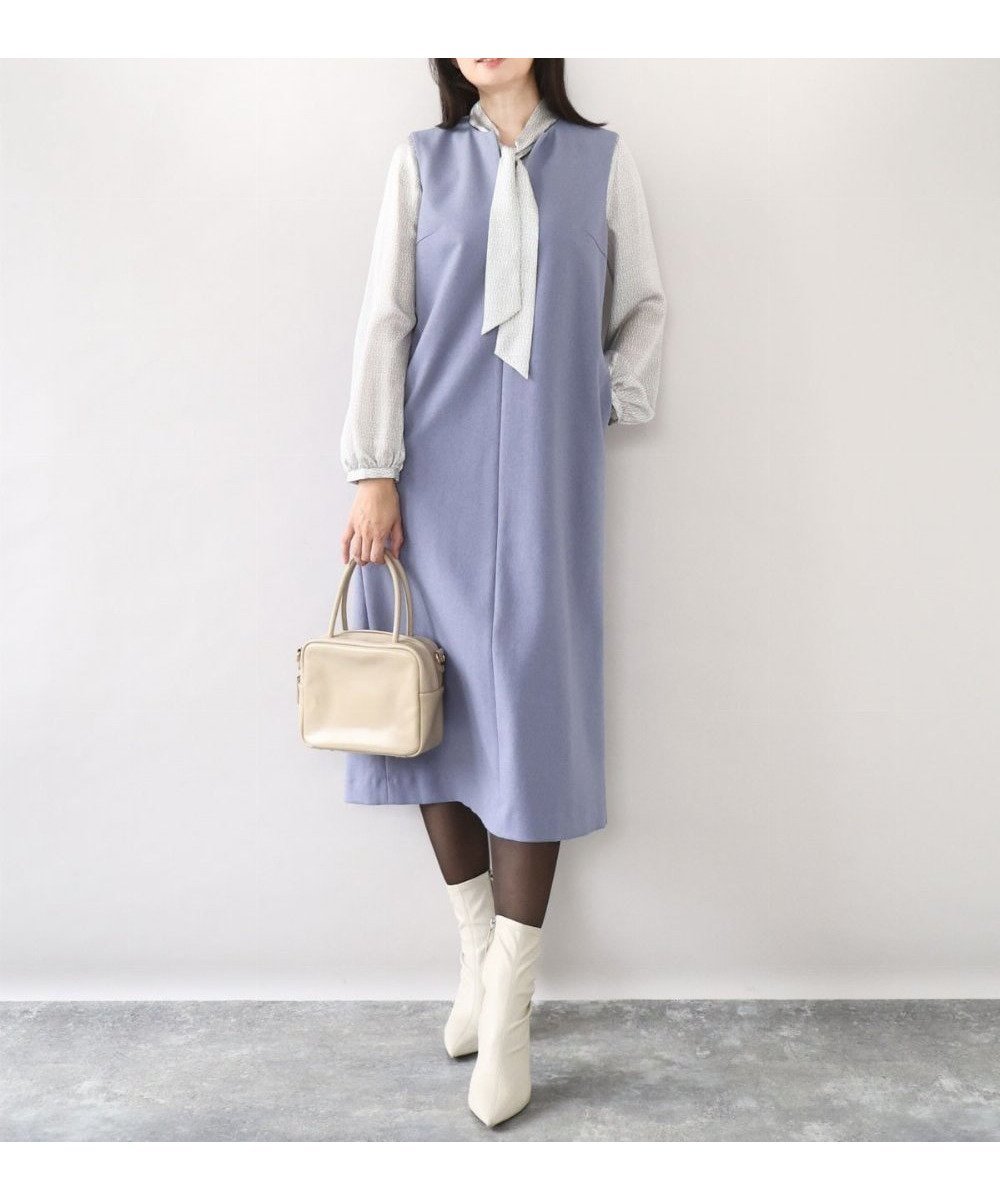 【オフオン/ofuon】のキーネックデザインジャンパースカート/洗える/WEB限定サイズあり 人気、トレンドファッション・服の通販 founy(ファニー) 　ファッション　Fashion　レディースファッション　Fashion for Women　スカート　Skirts　インナー　Innerwear　ウォッシャブル　Machine Washable　春　Spring　洗える　Machine Washable　秋　Autumn　スタンド　Stand Collar, Upright Stand　ストレッチ　Stretch, Stretchy Fabric　ハイネック　High Neck, Mock Neck　冬　Winter / This Winter　おすすめ　Recommended / Our Picks　夏　Summer　 other-1|ID: prp329100004799049 ipo3291000000034951130