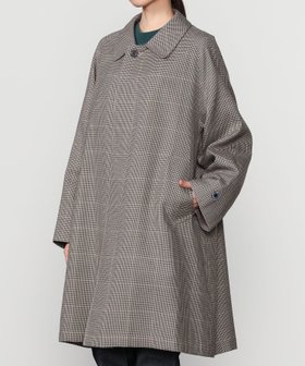 【ビショップ/Bshop】の別注 ウールチェック バルマカーンコート WOMEN 人気、トレンドファッション・服の通販 founy(ファニー) ファッション Fashion レディースファッション Fashion for Women アウター Coat / Outerwear Collection コート・ロングコート・ピーコート Long Coats, Peacoats & More クラシカル Classical, Vintage-Inspired スリーブ Sleeve, Long Sleeve / Short Sleeve チェック Check, Plaid, Tartan フランス France, French フロント Front, Front Design ボーダー Border, Stripe ポケット Pocket, Pocket Detail ミドル Middle Length, Mid Height 別注 Limited Edition, Custom Order |ID:prp329100004799051
