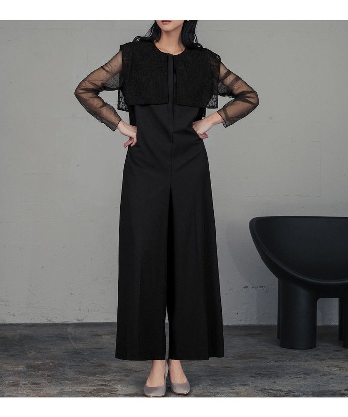 【ガール/GIRL】のセーラーカラー レース オールインワンパンツドレス 結婚式 パーティードレス インテリア・キッズ・メンズ・レディースファッション・服の通販 founy(ファニー) https://founy.com/ ファッション Fashion レディースファッション Fashion for Women パンツ Pants & Trousers クール Cool, Chic ストレッチ Stretch, Stretchy Fabric チュール Tulip, Tulip Motif トレンド Trend, Trending Now ドレス Dress, One-Piece バランス Balance, Style Balance ビッグ Big, Oversized フォーマル Formal, Dressy モダン Modern, Contemporary レース Lace, Lace Fabric ワイド Wide, Wide Fit 再入荷 Restock / Back in Stock おすすめ Recommended / Our Picks 結婚式 Wedding 披露宴 Wedding Reception 二次会 After Party ビジネス 仕事 通勤 Business / Work / Commuting |ID: prp329100004799054 ipo3291000000035190804