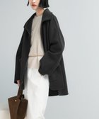 【アーバンリサーチ ロッソ/URBAN RESEARCH ROSSO】のダブルジップリバーコート 人気、トレンドファッション・服の通販 founy(ファニー) ファッション Fashion レディースファッション Fashion for Women アウター Coat / Outerwear Collection コート・ロングコート・ピーコート Long Coats, Peacoats & More 2025年 2025 2025-2026秋冬・A/W Autumn/Winter 2025–26 AW25–26 冬 Winter / This Winter エレガント 上品 Elegant ビッグ Big, Oversized フェミニン Feminine, Girly フロント Front, Front Design ポケット Pocket, Pocket Detail ミドル Middle Length, Mid Height A/W・秋冬 Autumn/Winter thumbnail チャコールグレー|ID: prp329100004799066 ipo3291000000034892426